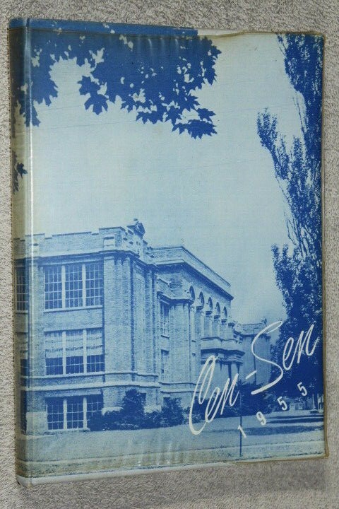 1955 Xenia Central High School Yearbook Annual Xenia Ohio OH - Cen Sen
