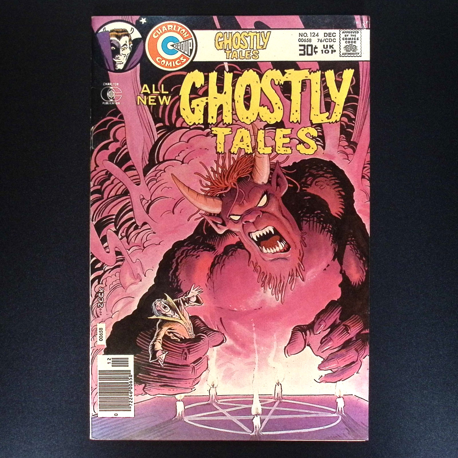 Ghostly Tales #124 | Charlton 1976 | Mike Zeck | VF+