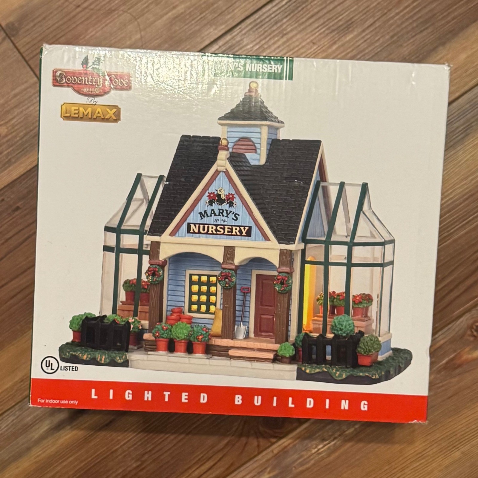 Lemax Coventry Cove Mary's Nursery Lighted Building Christmas Village Vtg 2014