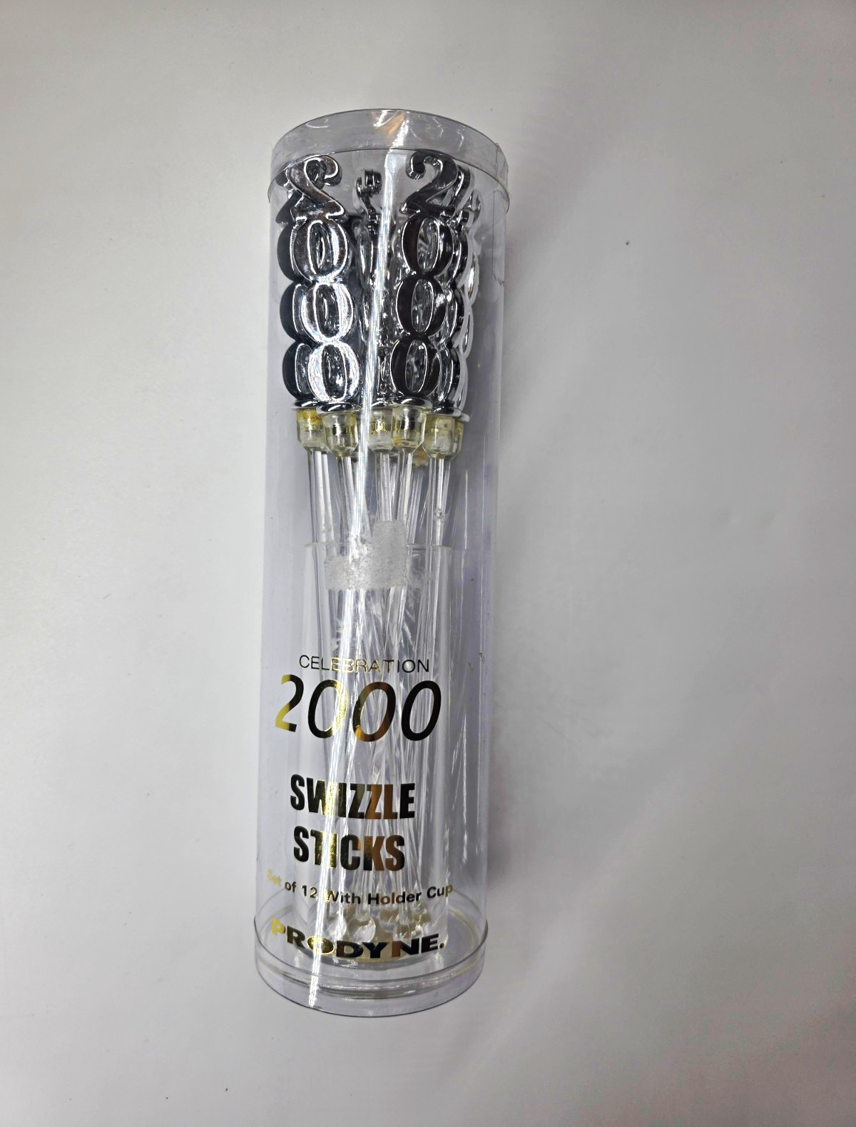 Vintage Prodyne Year 2000 Swizzle Sticks Set of 12 Y2K Millennium Barware Vintage Prodyne Year 2000 Swizzle Sticks Set of 12 Y2K Millennium Barware