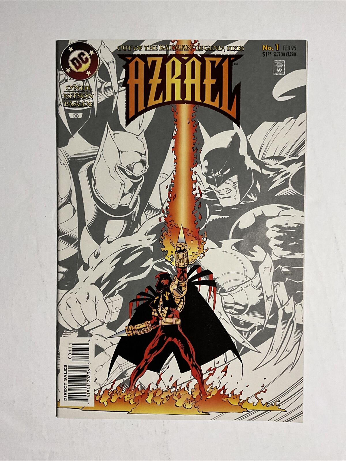 Azrael #1 (1995) 9.4 NM DC High Grade Comic Book Batman Fallen Angel