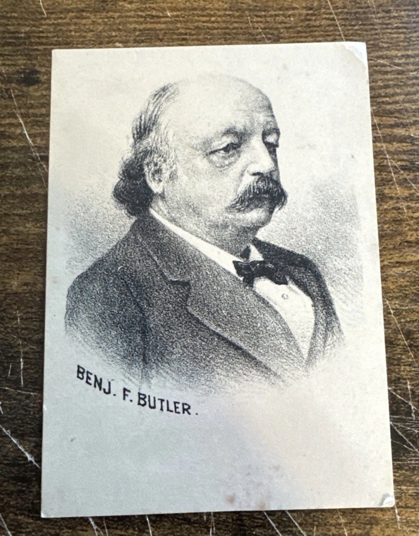 c1880\'s H603 Ben Butler Major General Civil War Union Blank Back