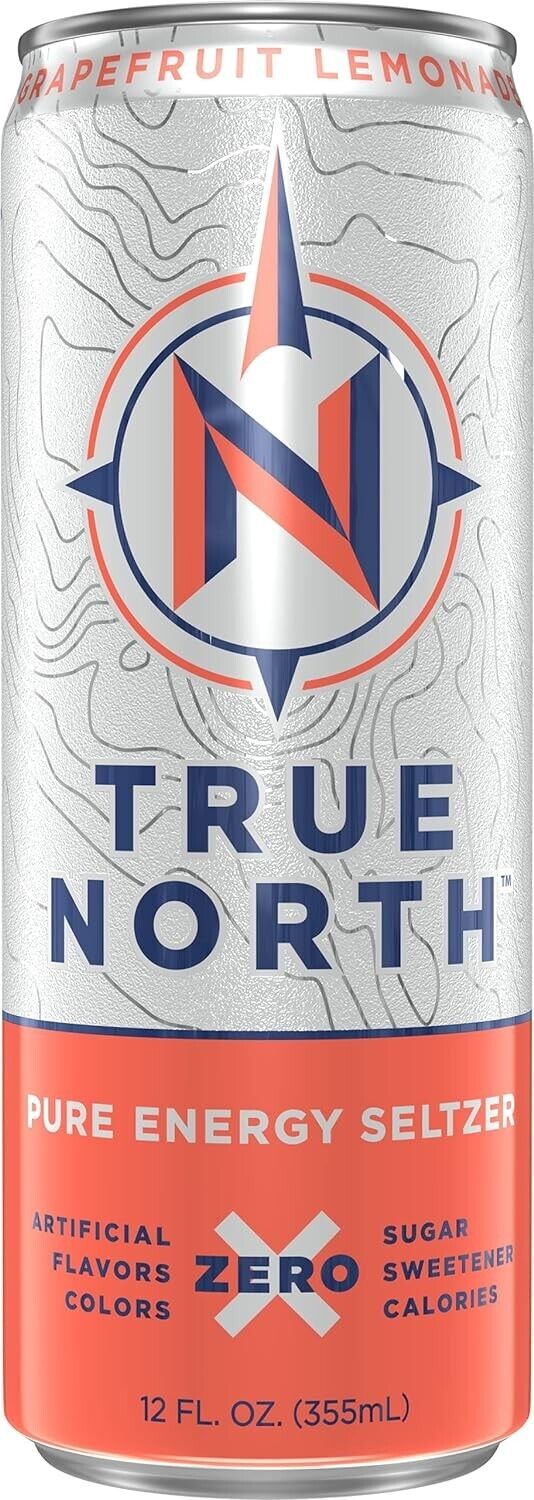 True North  Pure Energy Seltzer Grapefruit Lemonade (12 Pack)