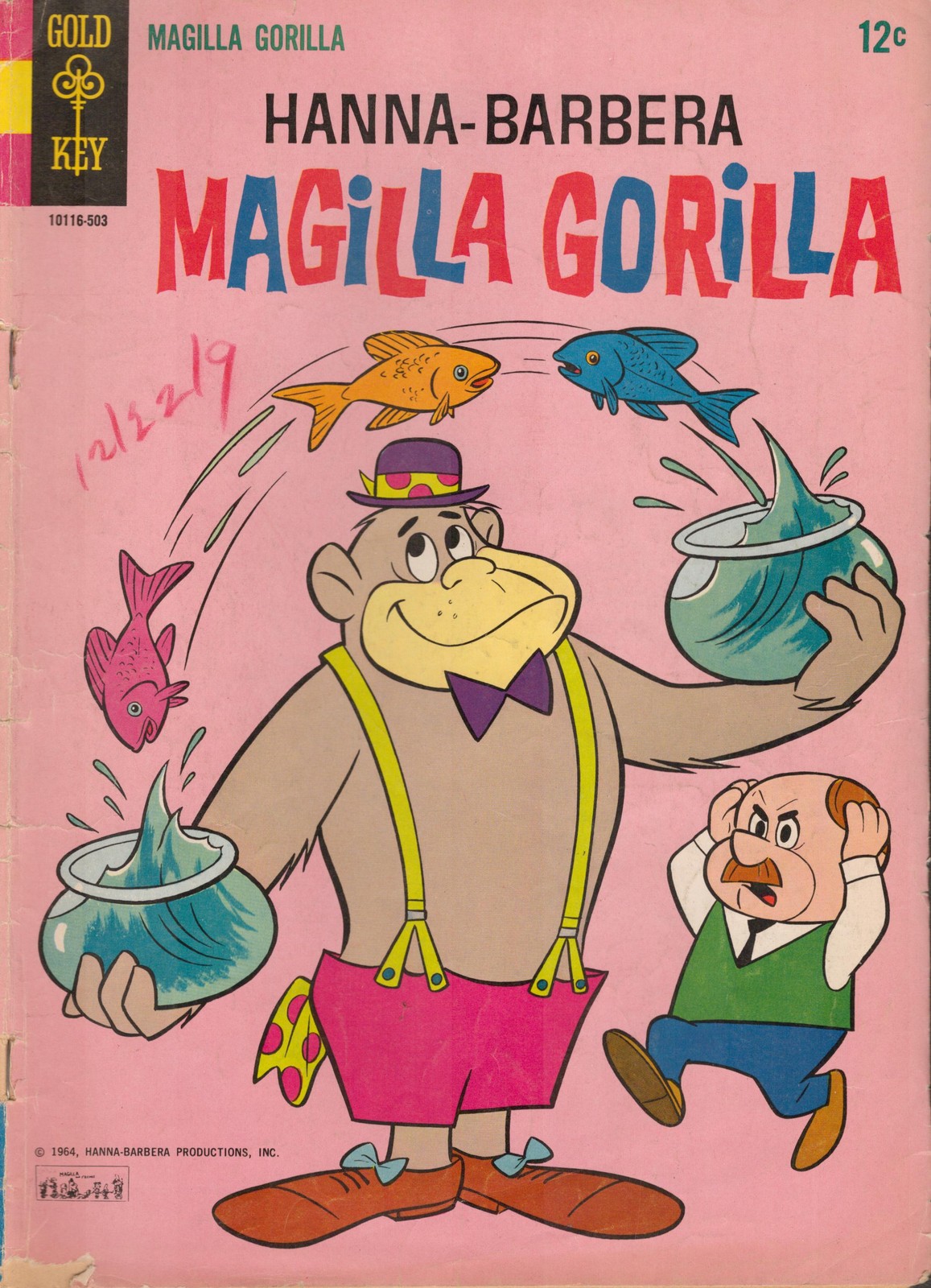 49894: GOLD KEY MAGILLA GORILLA #4 VG Grade 49894: GOLD KEY MAGILLA GORILLA #4 VG Grade