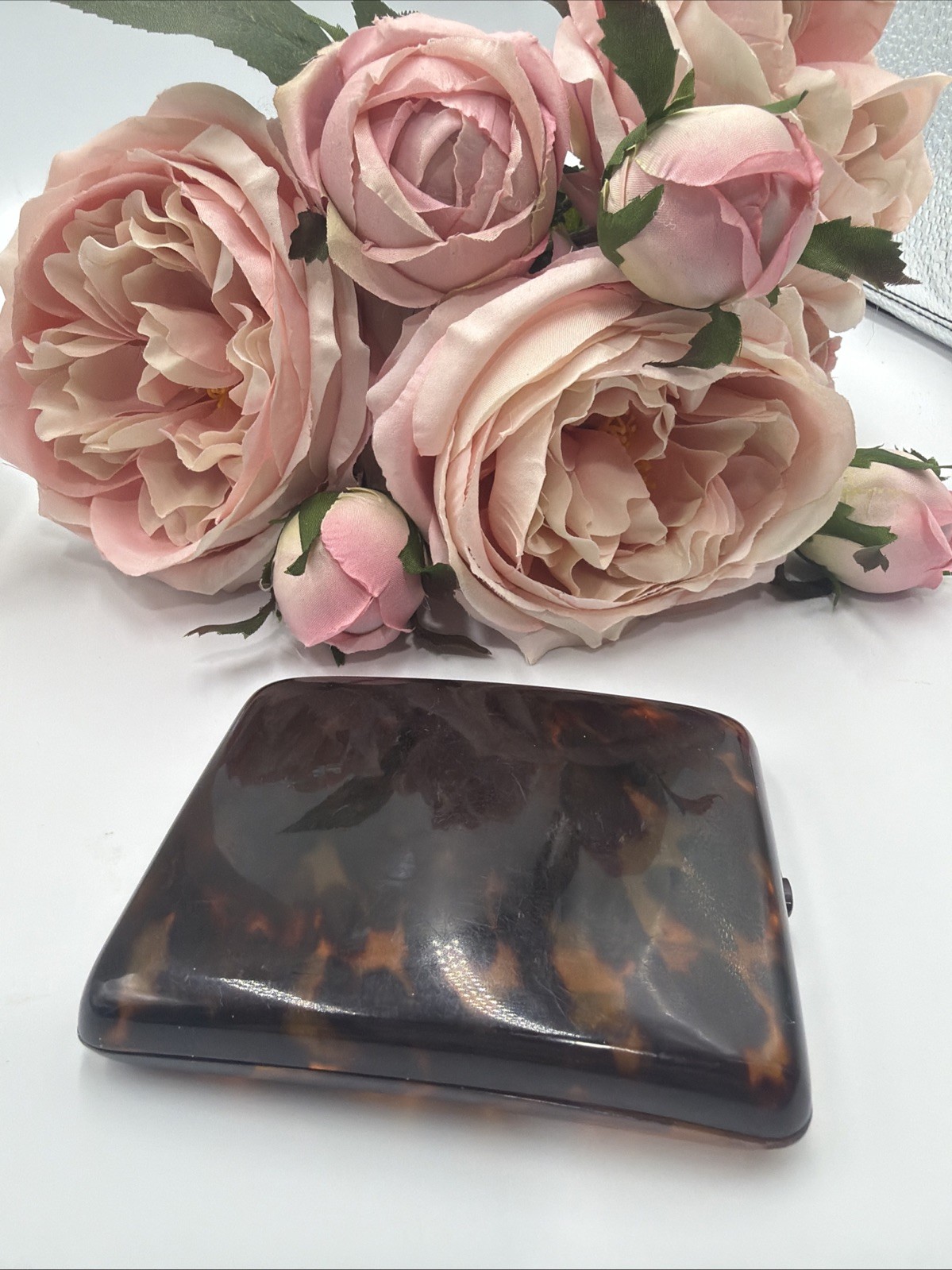 Antique Victorian Faux Tortoiseshell Cigarette Case 19thC