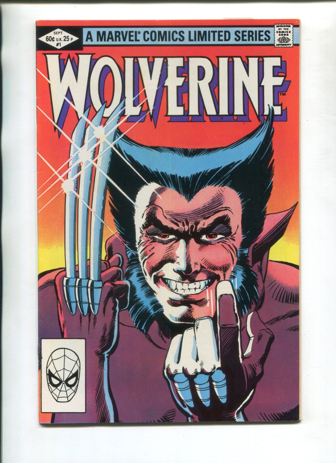 WOLVERINE LIMITED SERIES #1 F/VF WP MARVEL 1982 1ST SOLO WOLVERINE 1ST YUKIO
