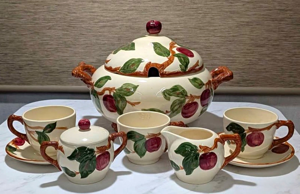 Vintage Franciscan Apple Pottery Serving Set – Original Made in USA Vintage Franciscan Apple Pottery Serving Set – Original Made in USA