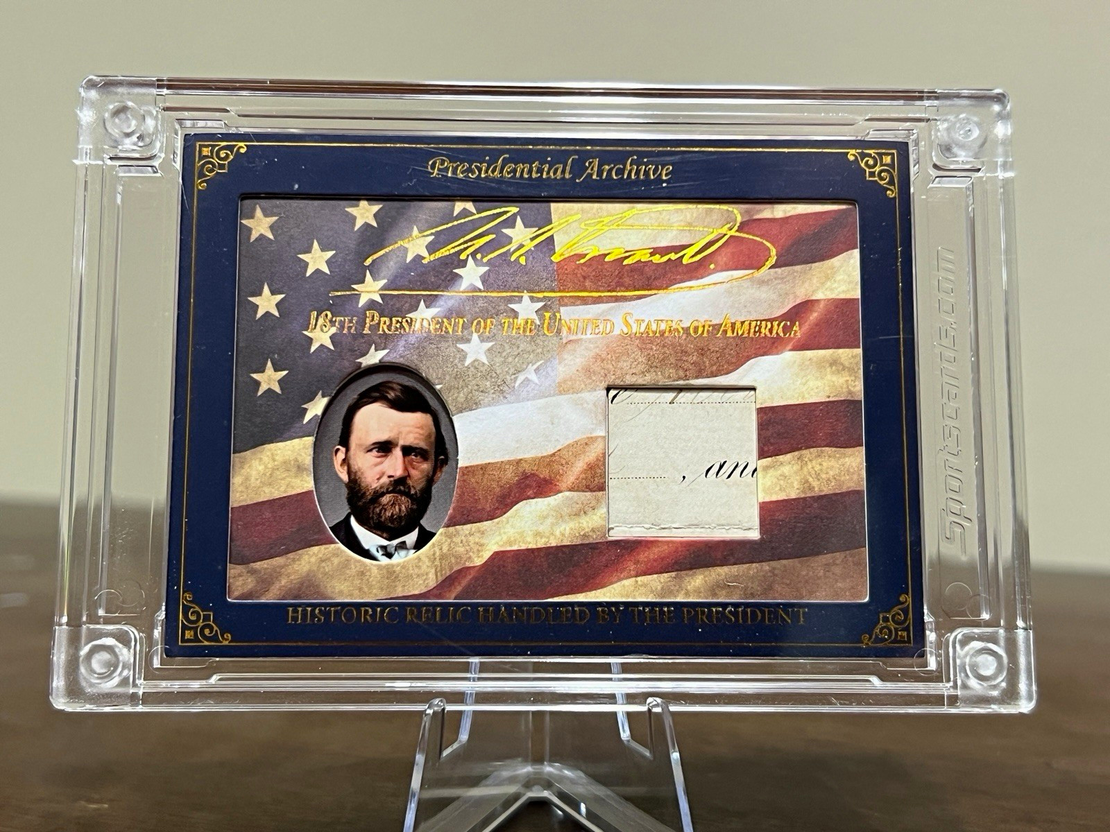 Ulysses S Grant Presidential Document Relic /649 Beckett BAS POTUS 18 President Ulysses S Grant Presidential Document Relic /649 Beckett BAS POTUS 18 President