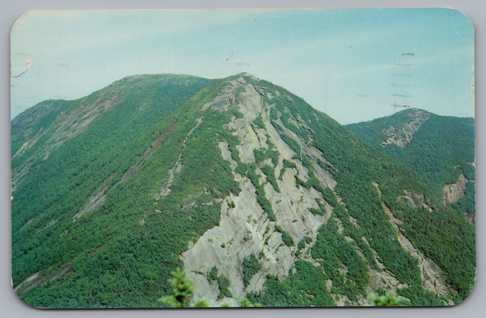 Gothic Mountain Northern Adirondacks Lake Placid NY 1961 Postcard TS-304