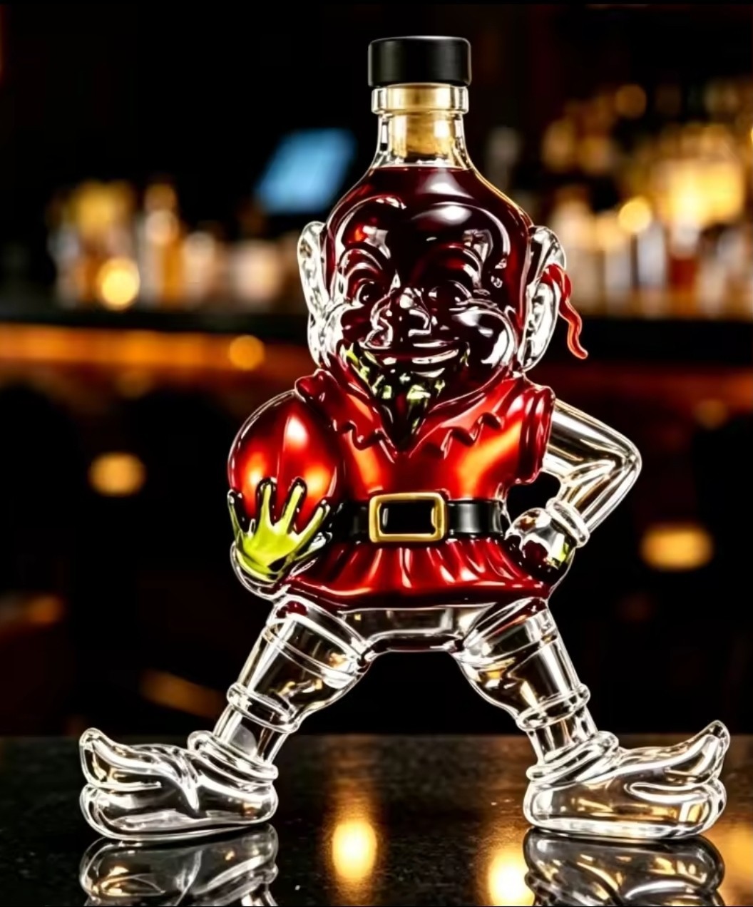 Cleveland Browns Football Liquor Whiskey Decanter Mini Bottle  New