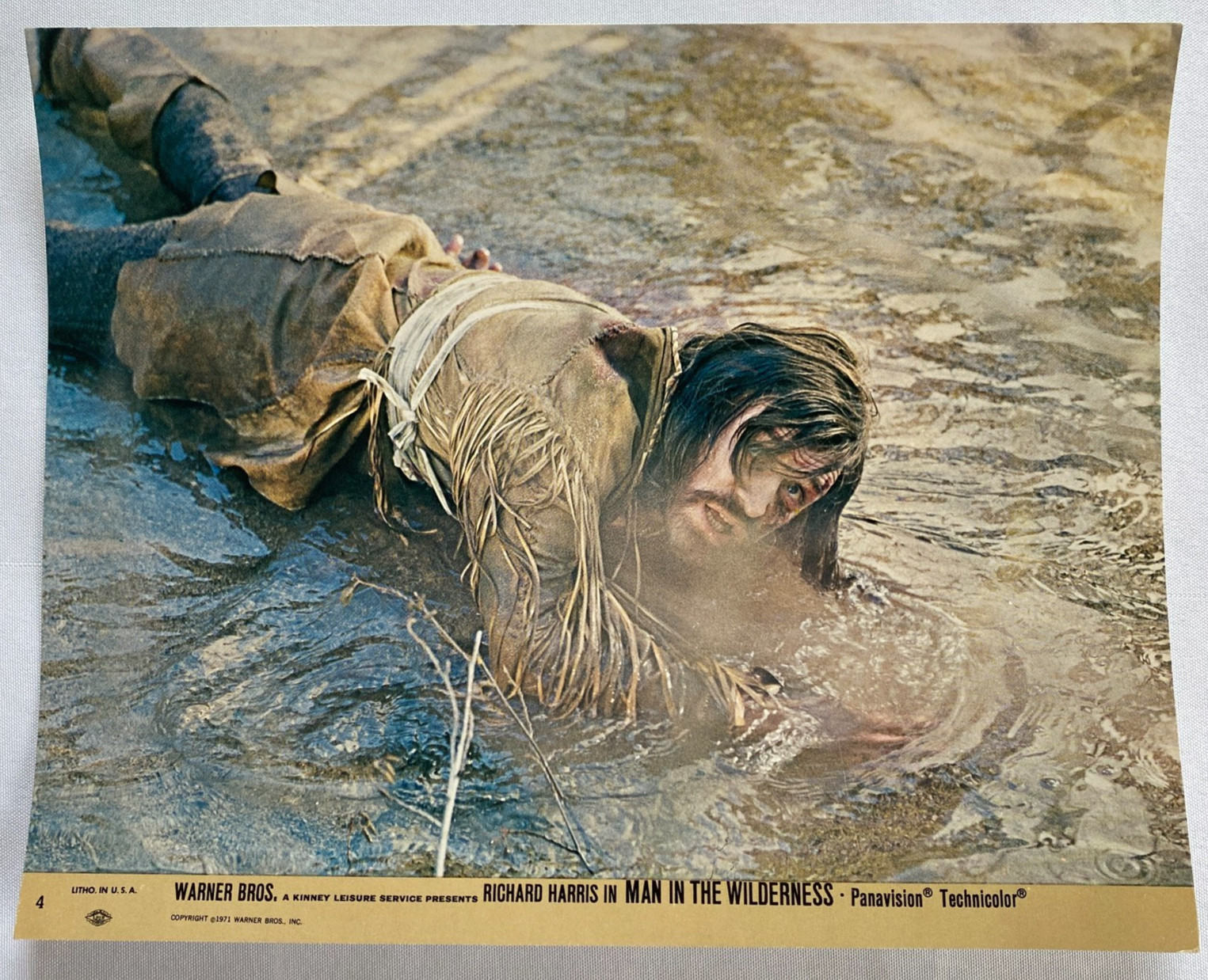 Vtg 1971 Richard Harris Man In The Wilderness Press Photo 8x10