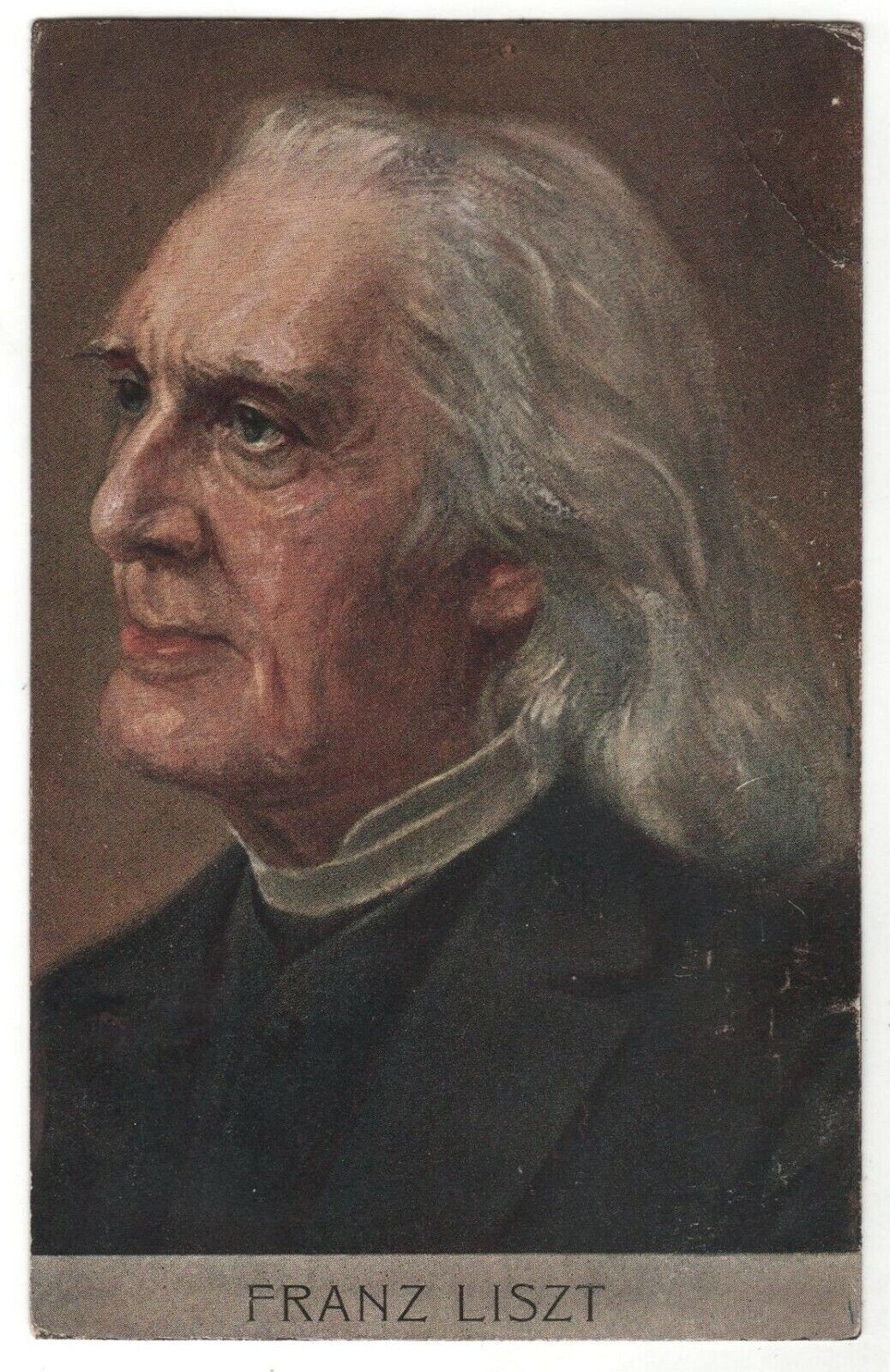 1900s Antique Postcard Franz Liszt Hungarian Composer Pianist Teacher, Conductor