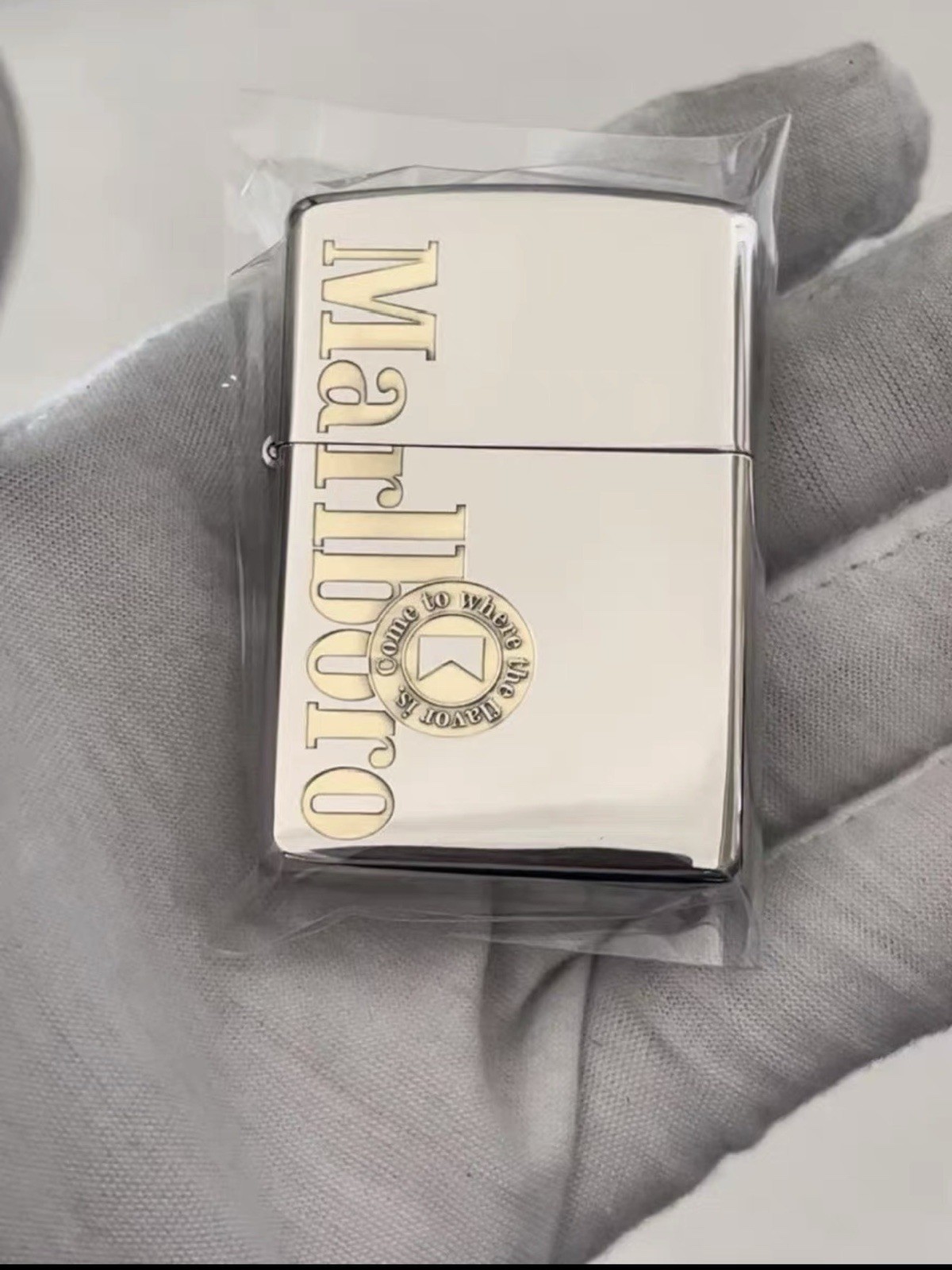Zippo Marlboro Lighter Windproof Collectible Rare With New Box
