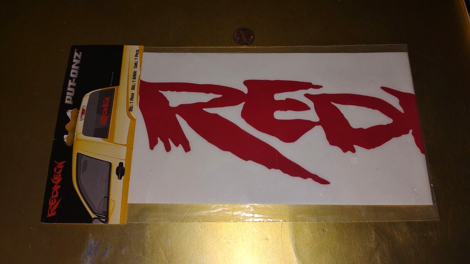 REDNECK CHROMA PUT-ONZ  Sticker Decal RACING ORIGINAL old stock