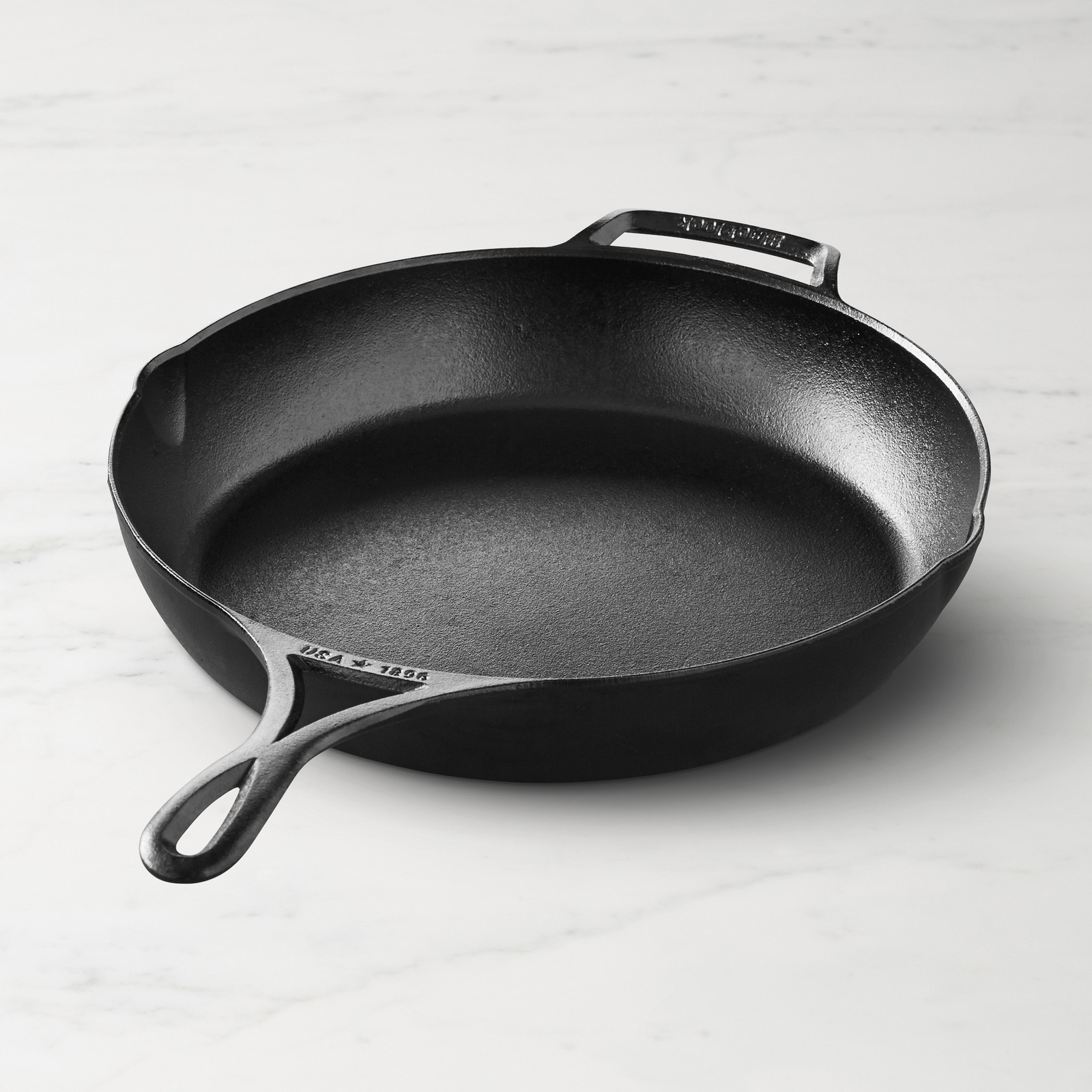 Lodge Blacklock Triple Seasoned Cast Iron Skillets - Size: 12\