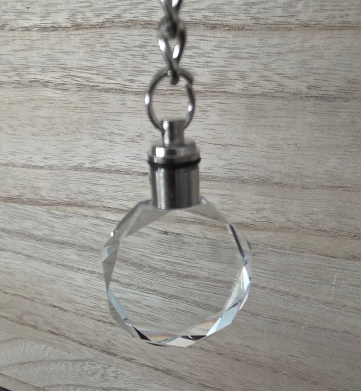 4 PACK 3D Crystal Keychain, Lighted, Heart, Round & Square, K9 For Laser (BLANK)