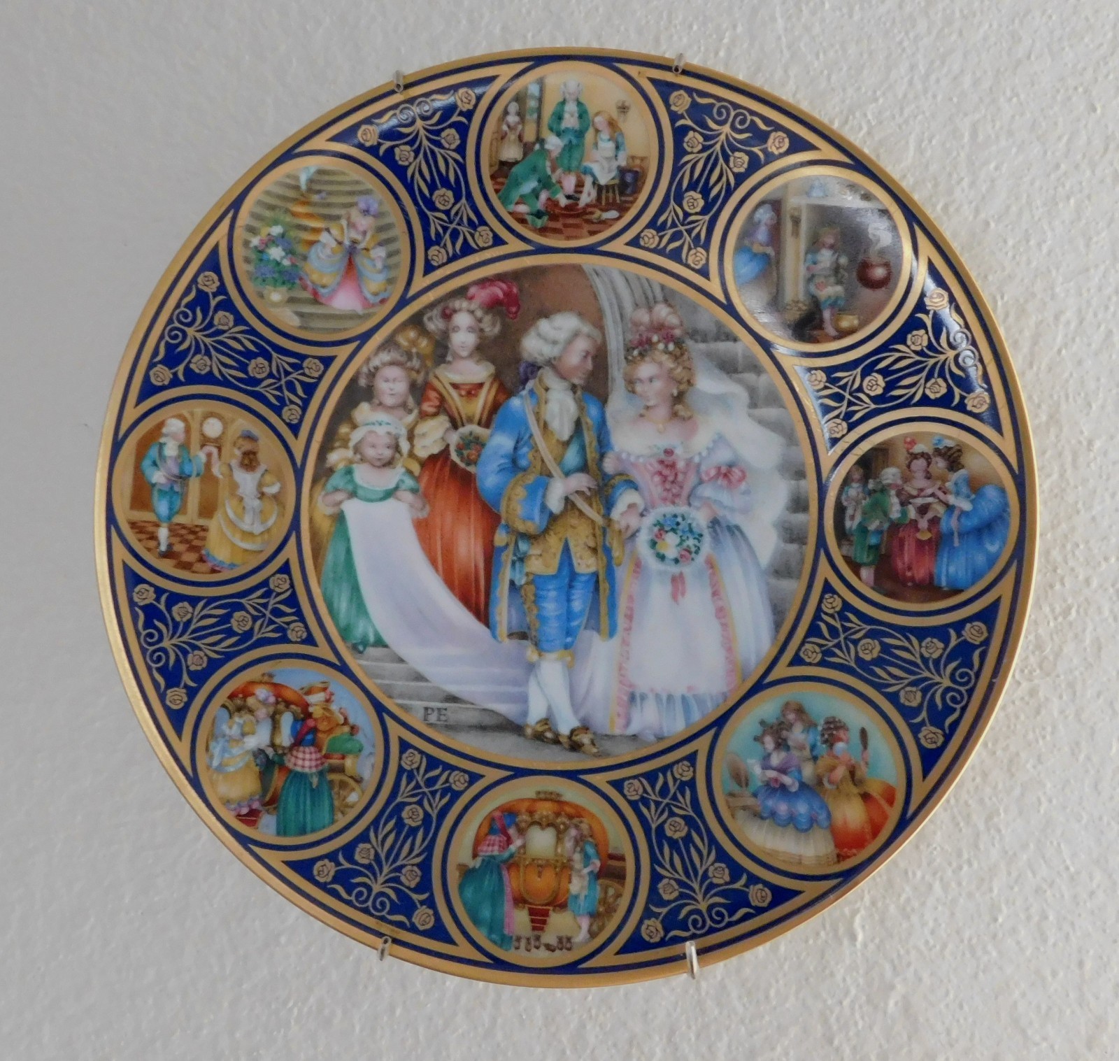 Vintage FRANKLIN MINT CINDERELLA Plate Pauline Ellison 1978 Limoges Porcelain