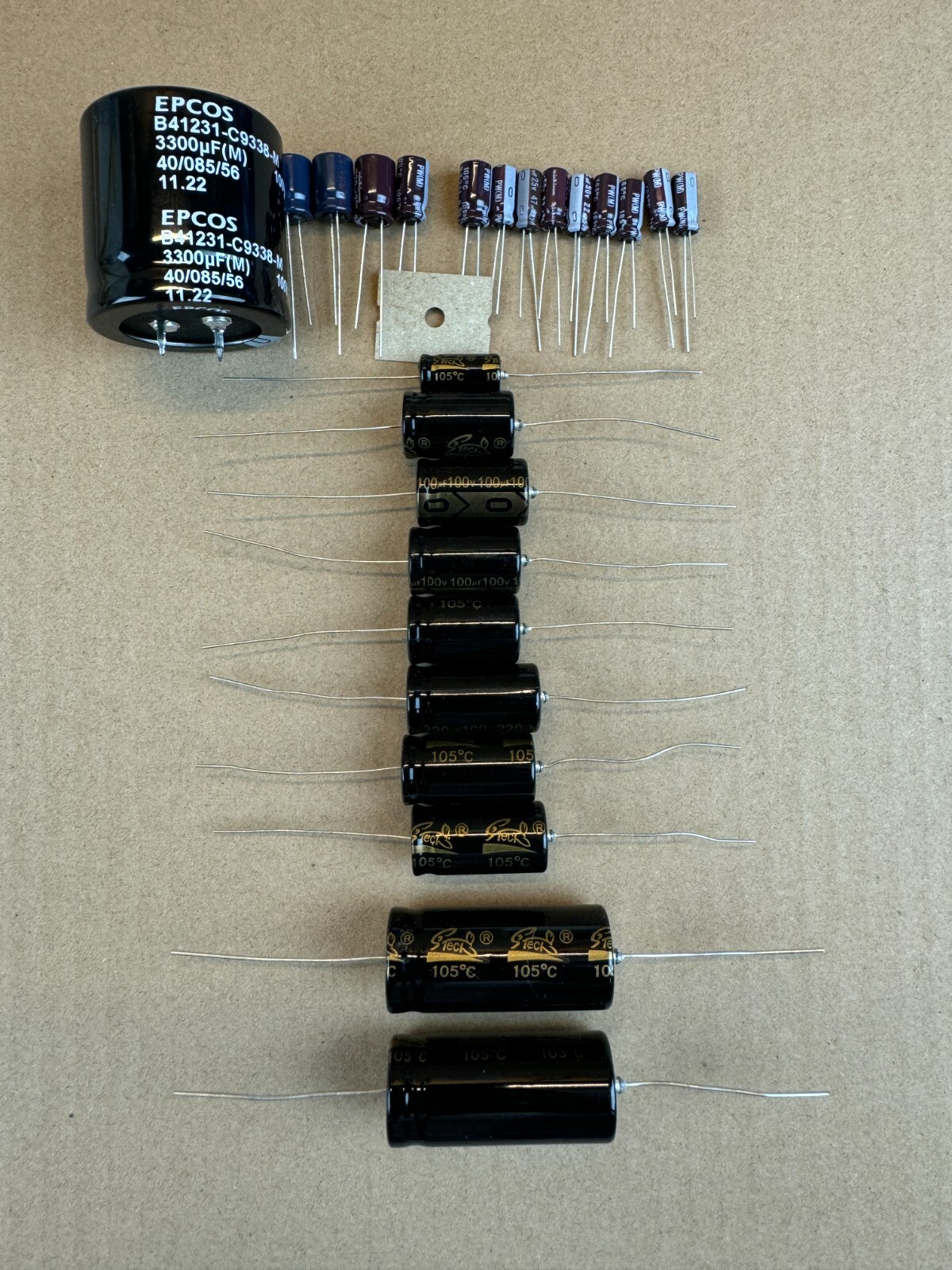 Rock-Ola 48350-A Jukebox Amplifier RECAP KIT Capacitors 453 454 456 457 458 459