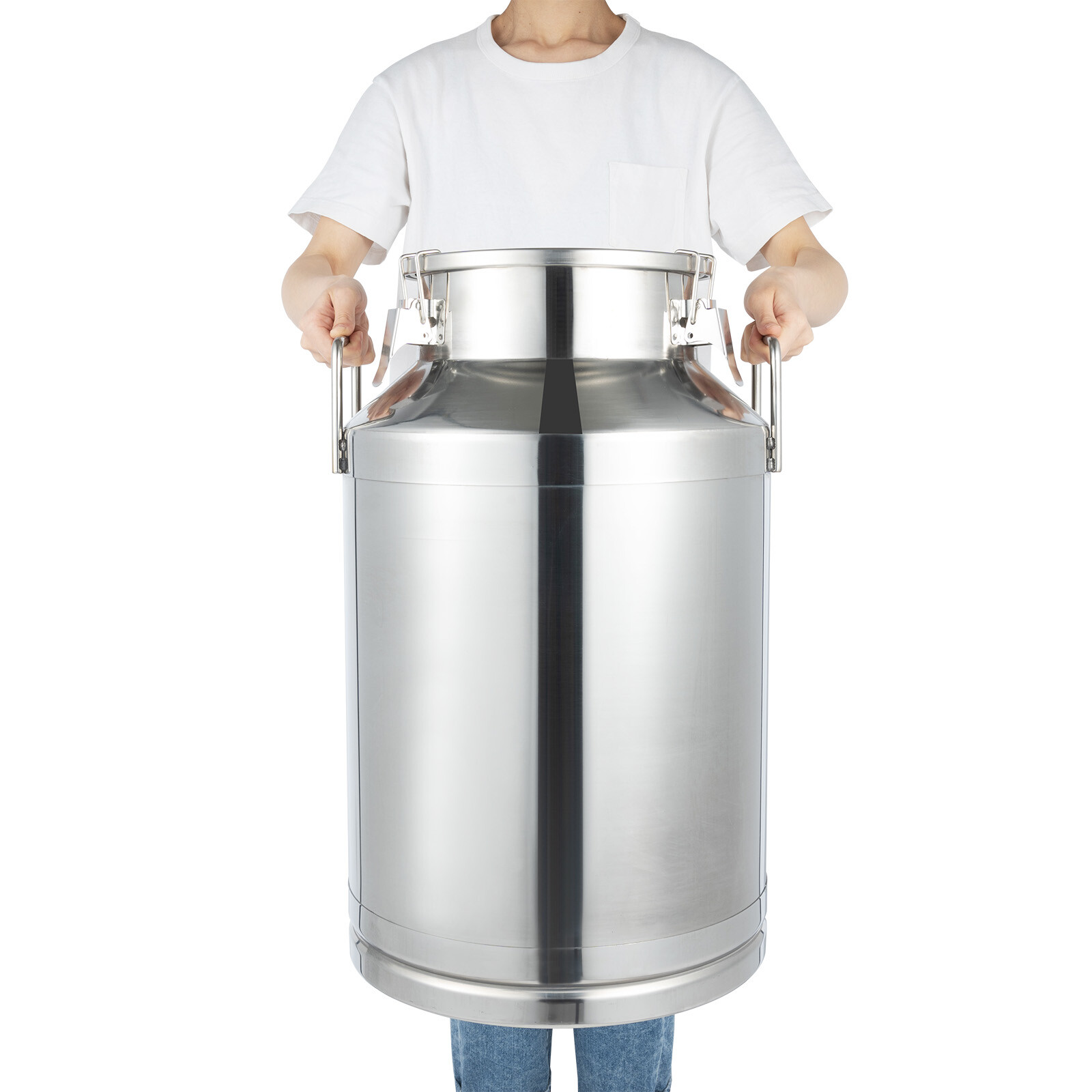 60L Stainless Steel Milk Can Milk Oil Storage Tank Milk Storage Container Can