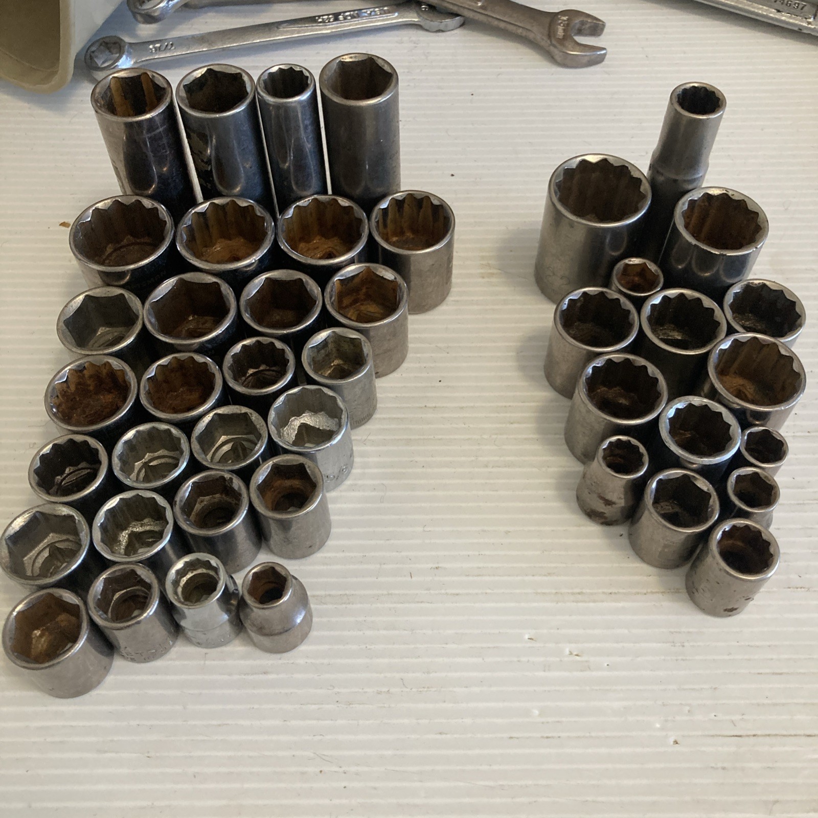 Vintage Craftsman Socket’s SAE And Metric 28 Sae And 15 Metric Vintage Craftsman Socket’s SAE And Metric 28 Sae And 15 Metric