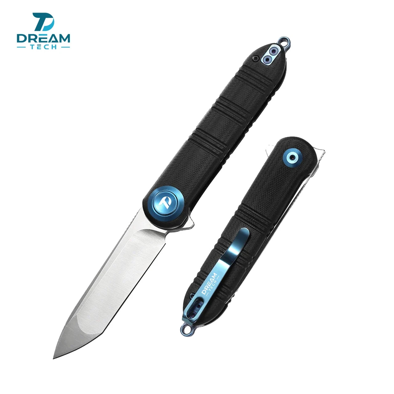 DREAMTECH Folding Knives G10 Knife 14C28N Blade Knife