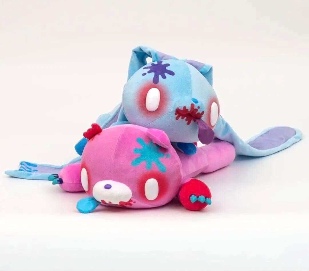 Chax GP Gloomy Set 2 Bear Bunny Plush Doll Of The Dead Zombie Crawling Position