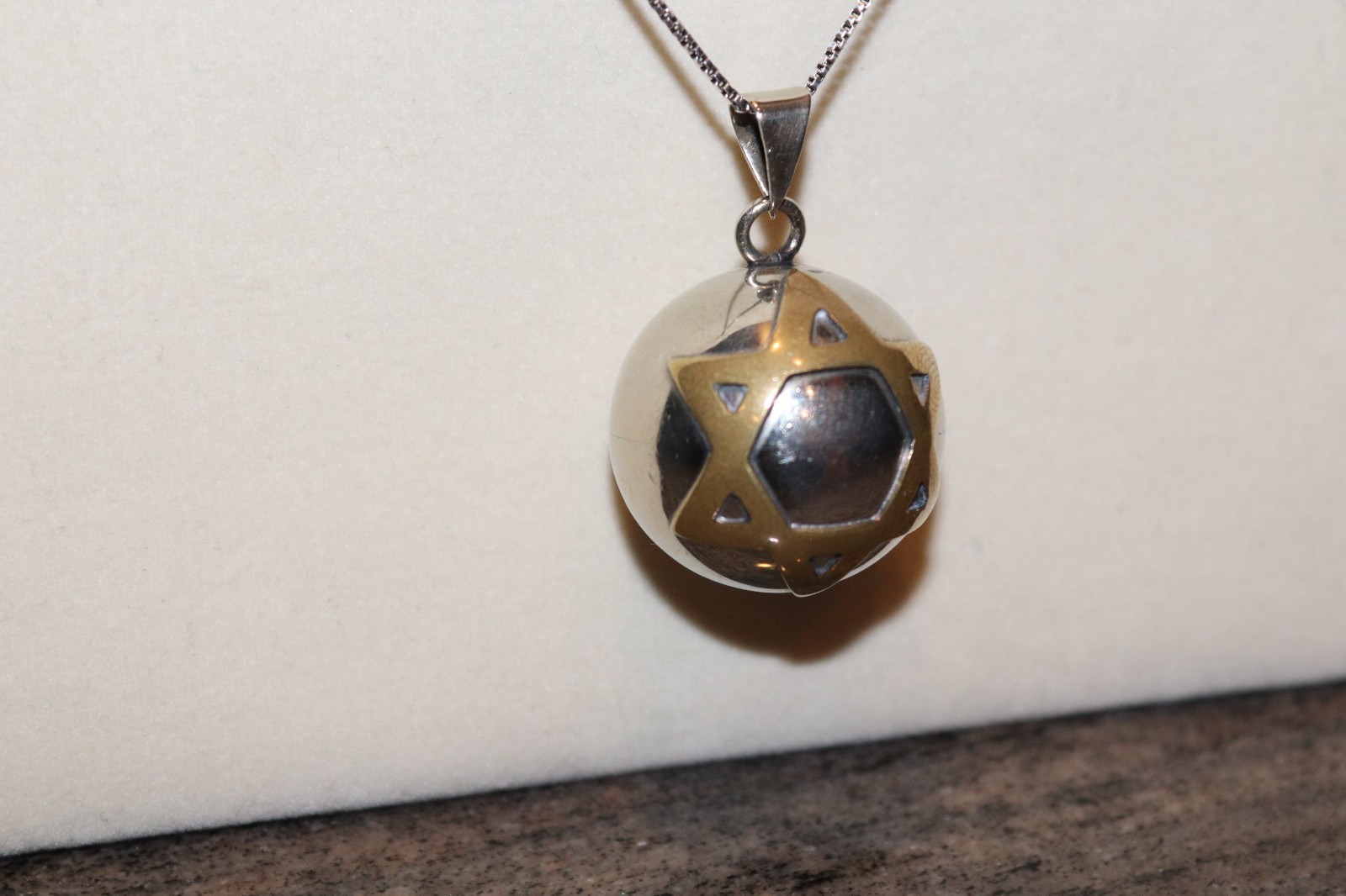 VINTAGE NEW HARMONY BALL STAR design, Sterling Silver 925, Original Box, Italy VINTAGE NEW HARMONY BALL STAR design, Sterling Silver 925, Original Box, Italy