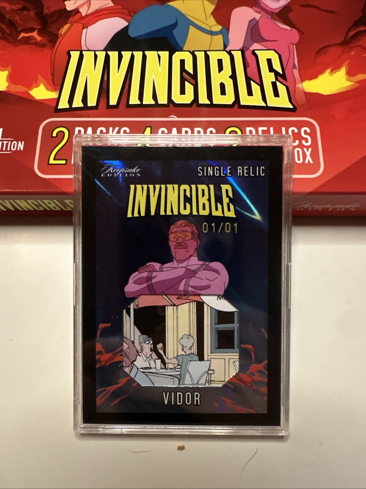 2026 Invincible 1/1 Vidor #473 Keepsake Edition Series 2 Breaker Pull - Sharp 2026 Invincible 1/1 Vidor #473 Keepsake Edition Series 2 Breaker Pull - Sharp