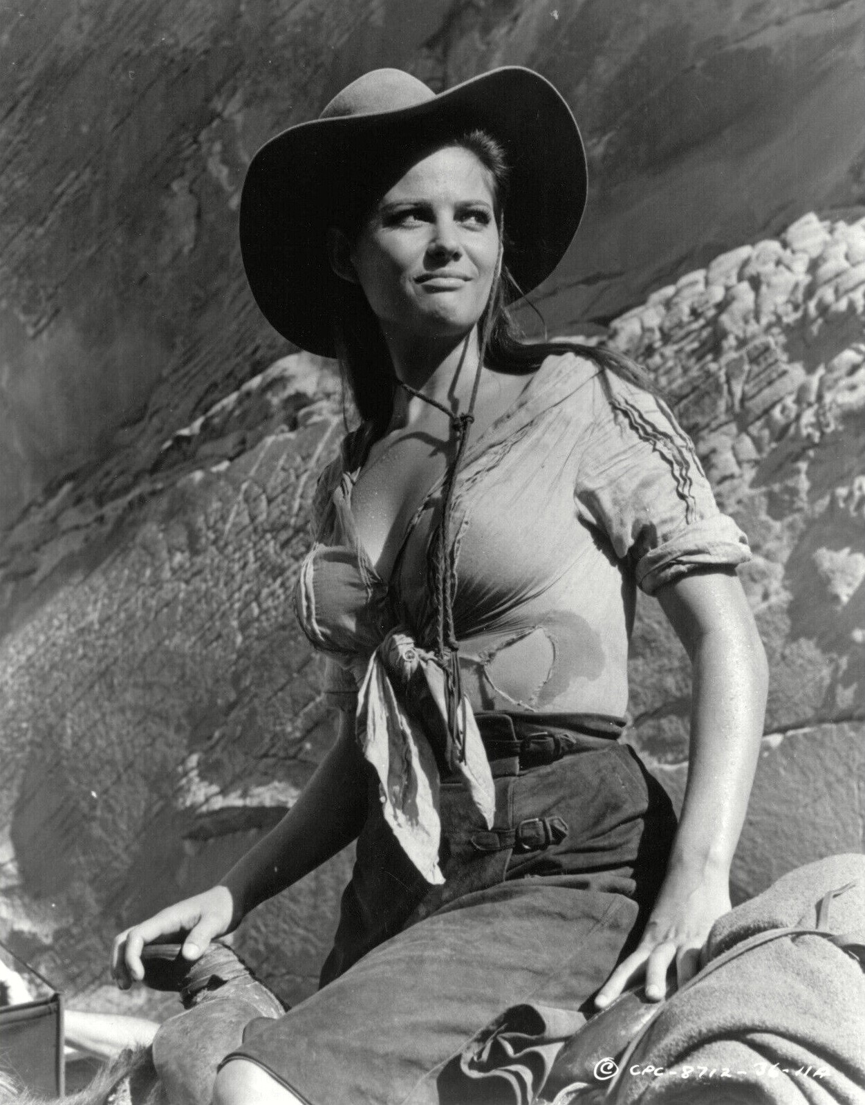 Claudia Cardinale Super Hot Cowgirl 4x6 Picture Celebrity Print