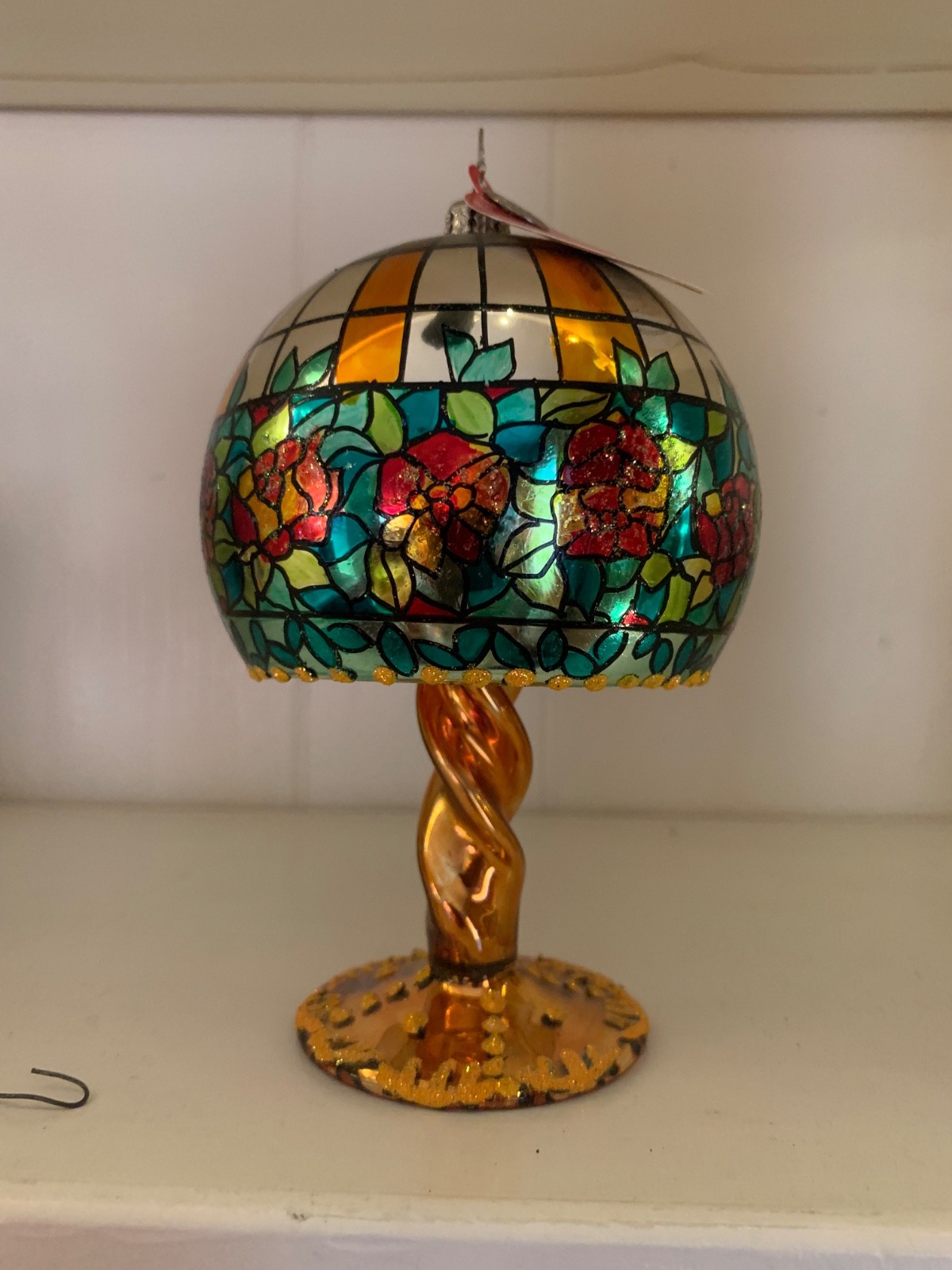 RARE HTF VTG LUMINESCENCE CHRISTOPHER RADKO TIFFANY LAMP ORNAMENT 20TH ANNIV RARE HTF VTG LUMINESCENCE CHRISTOPHER RADKO TIFFANY LAMP ORNAMENT 20TH ANNIV