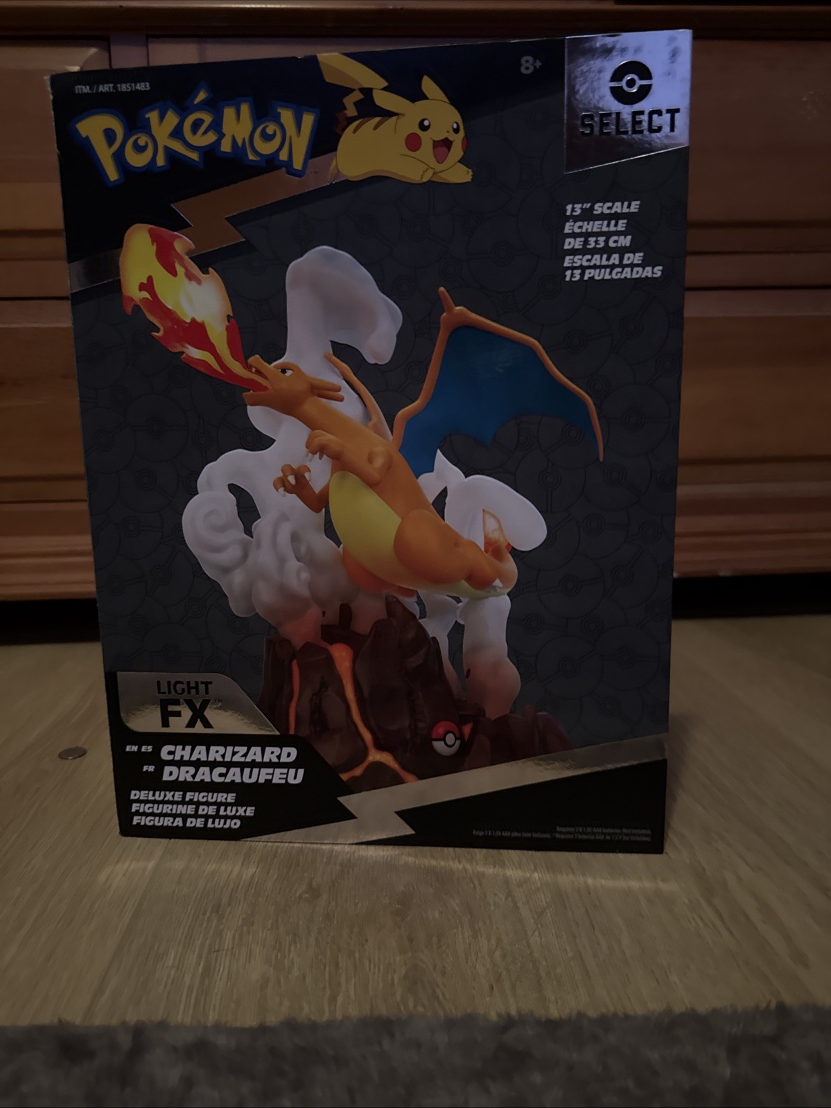 Chaizard Statue Light Fx Deluxe Figure  Sealed