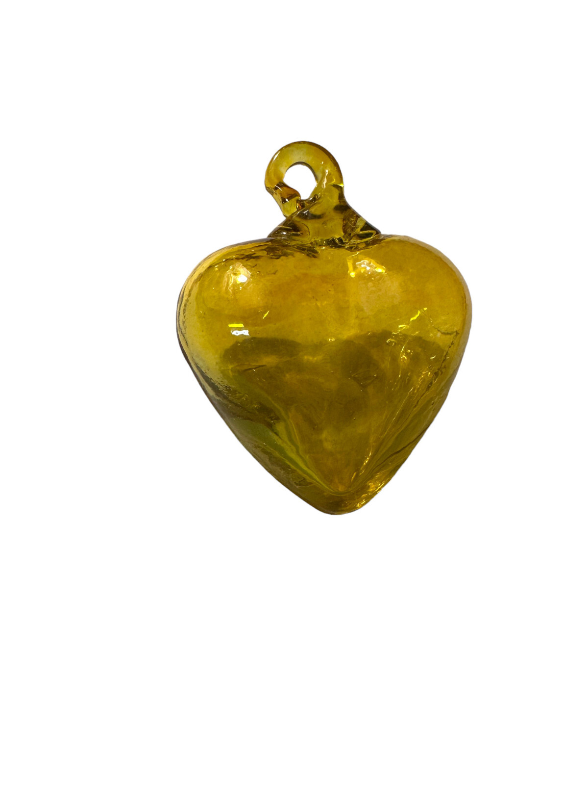 Small Handblown Mexican glass hearts