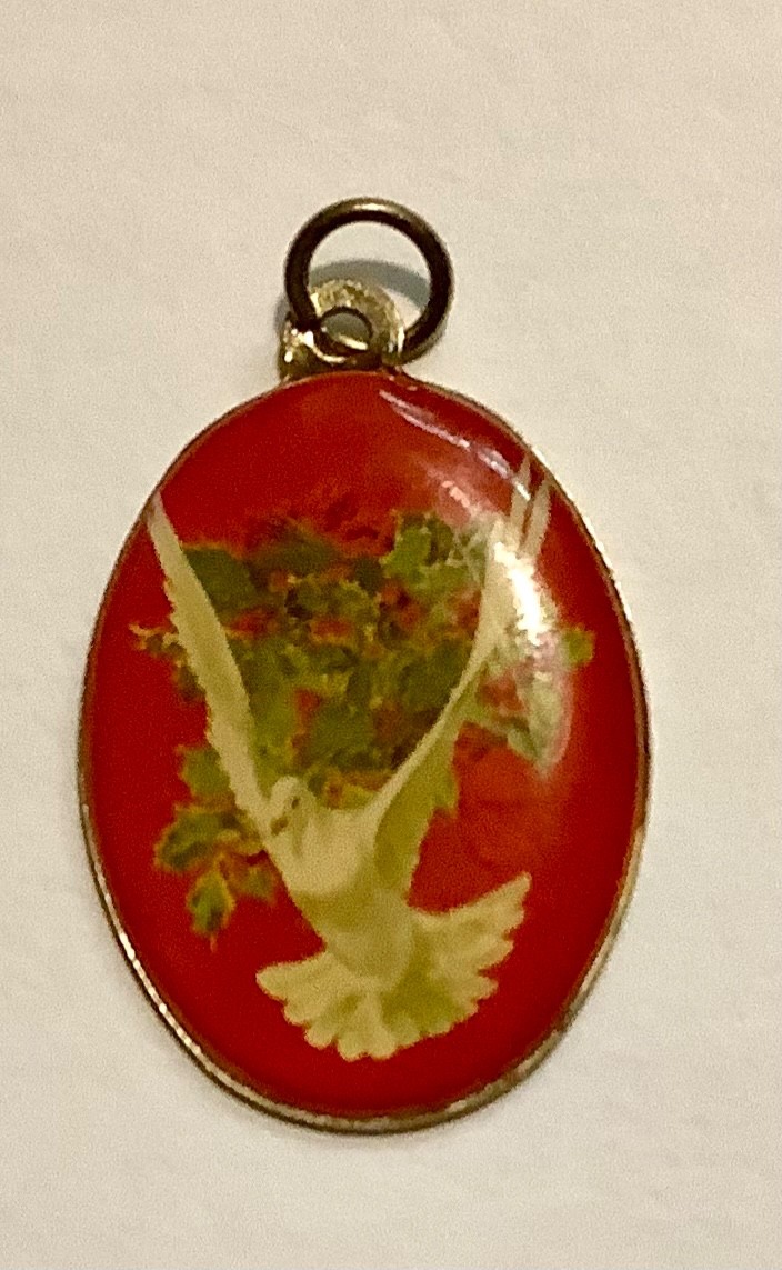 Dove Bird Pendant Holy Spirit Peace Religious Vintage For Christian or Catholic Dove Bird Pendant Holy Spirit Peace Religious Vintage For Christian or Catholic