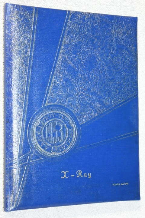 1953 Wellston High School Yearbook Annual Wellston Ohio OH - X-Ray