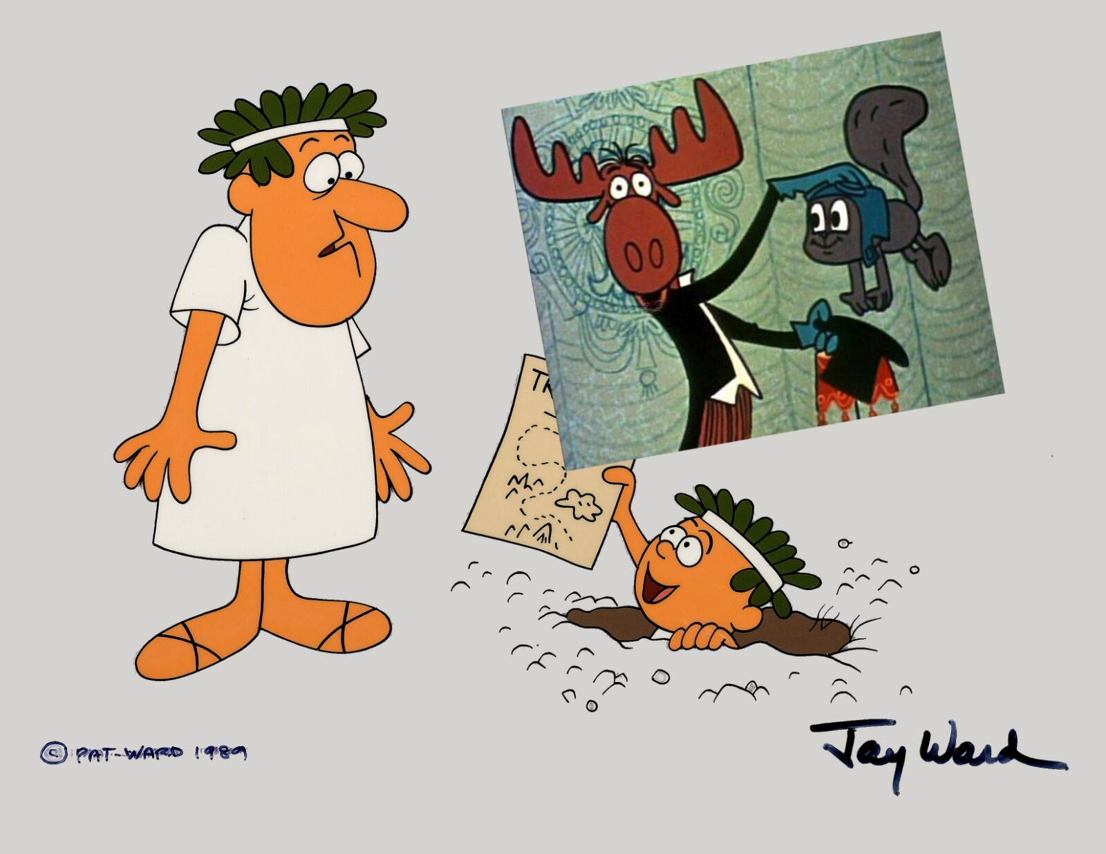 AESOP & SON Storyboards from ROCKY and BULLWINKLE Cartoon Series, Jay Ward