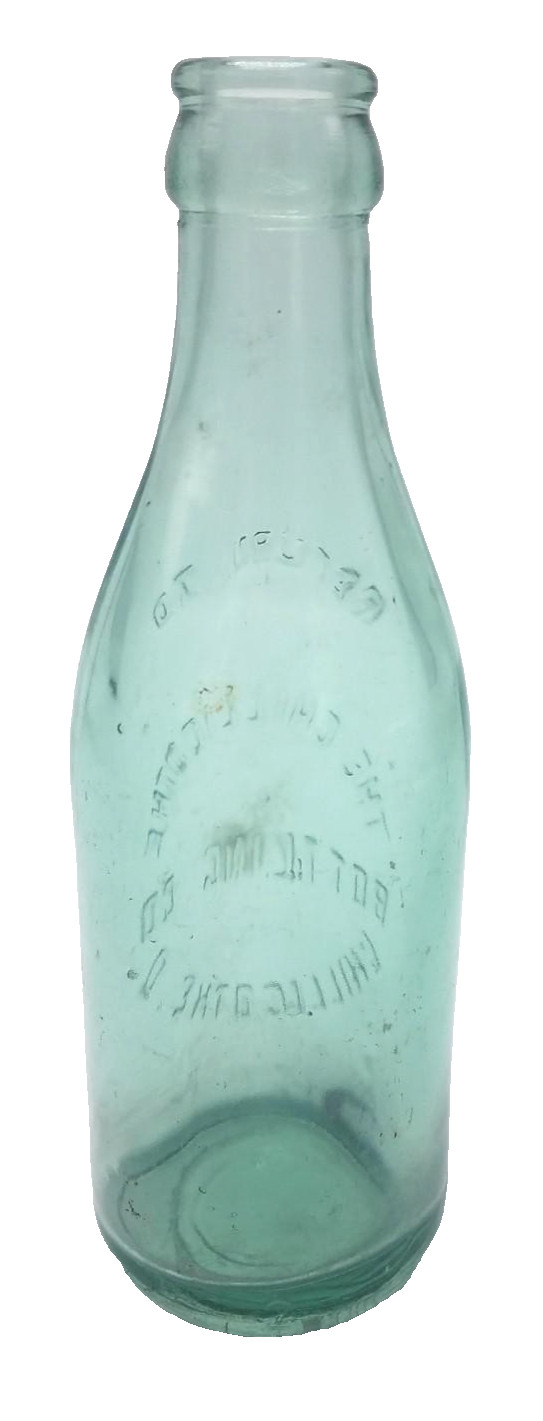 Vtg Bottle Antique Chillicothe Bottling Co. OHIO Heavy NM/Mint RARE 1930s JK1