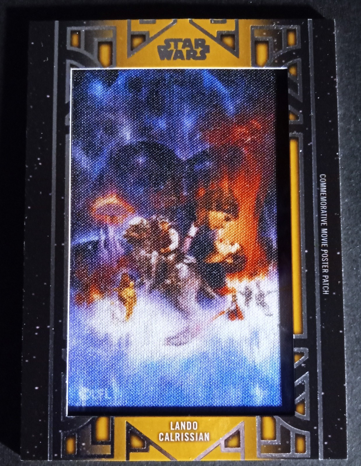 2018 TOPPS STAR WARS GALACTIC FILES GOLD LANDO CALRISSIAN PATCH CARD (ESB) 02/10 2018 TOPPS STAR WARS GALACTIC FILES GOLD LANDO CALRISSIAN PATCH CARD (ESB) 02/10