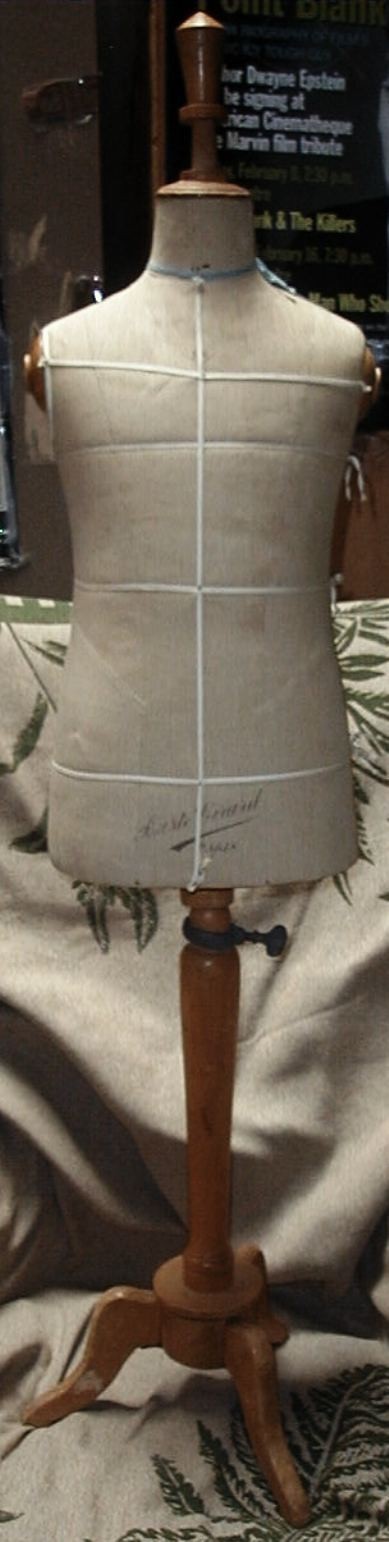 Antique French Child's Dress Form Girard, Paris 48