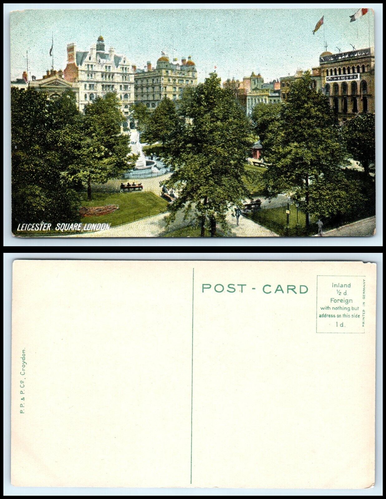 UK Postcard - London, Leicester Square LOT #D1
