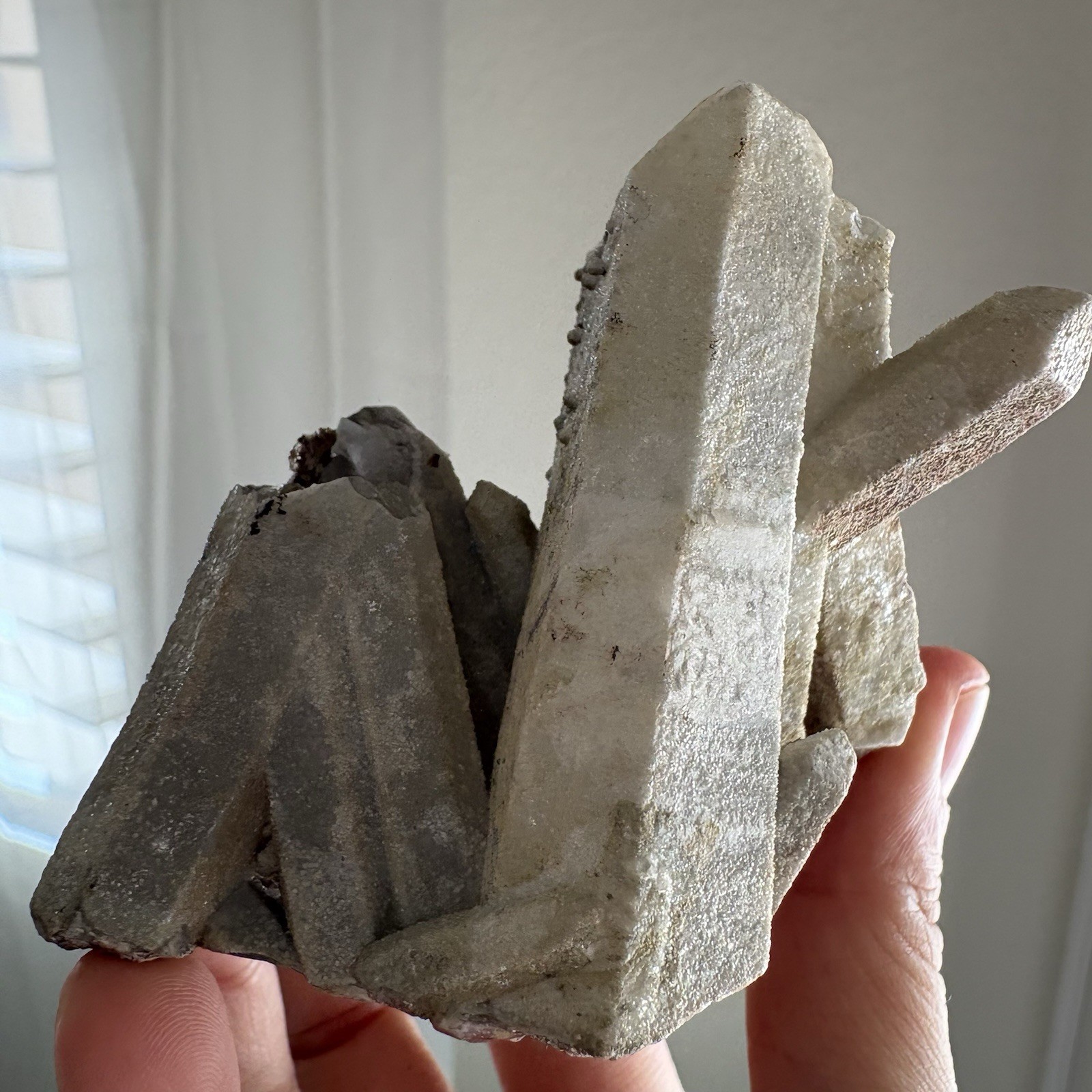Natural Crystal High-Temp Quartz Cluster Specimen Raw Mineral Meditation Reiki