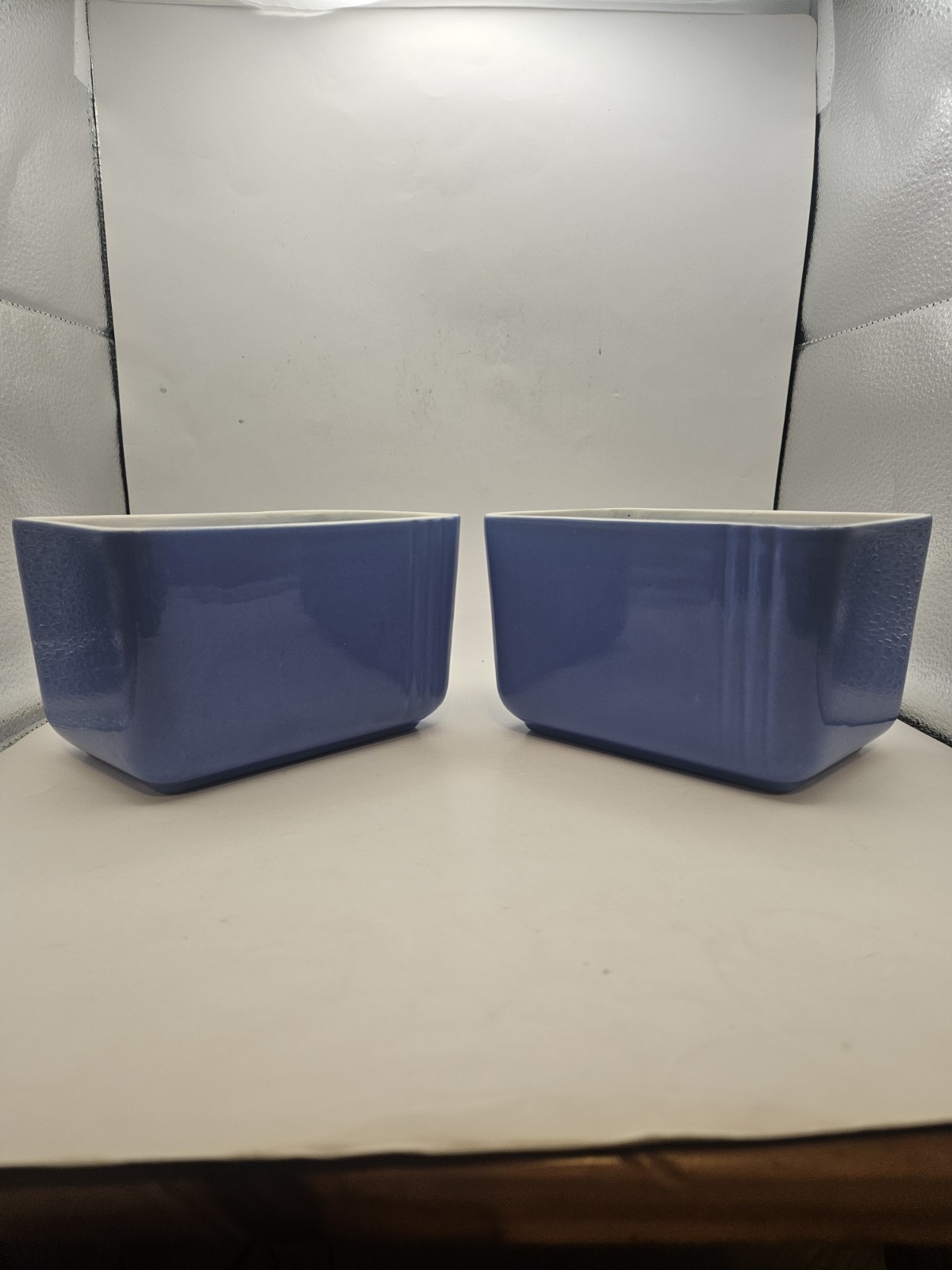 Westinghouse By Hall Refrigerator Dish. Blue. Vintage. 2 available 9.00 each.