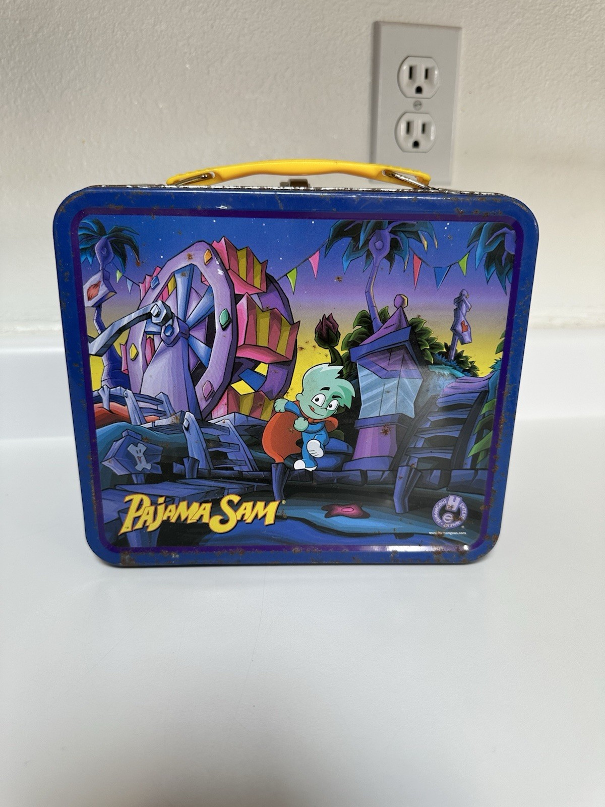 Vintage Pajama Sam Metal Lunchbox Humongous Entertainment 1999