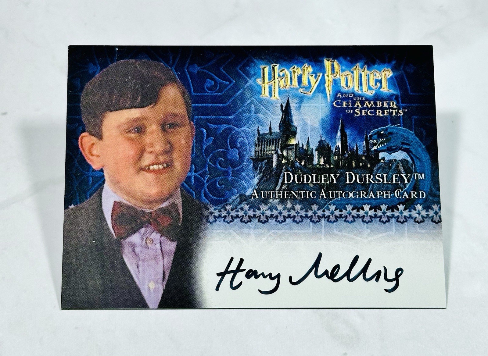 2006 Artbox Harry Potter Chamber Of Secrets Dudley Harry Melting On Card Auto 