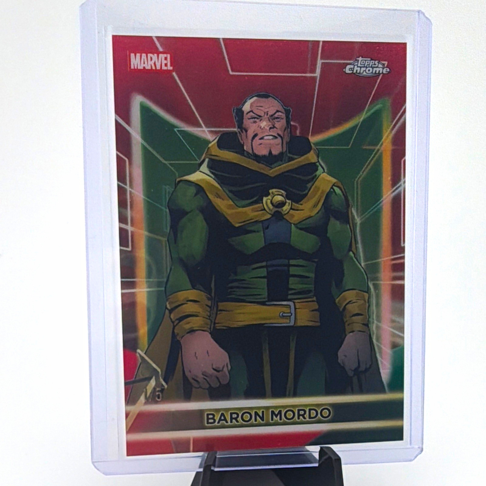 Topps 2026 Topps Chrome Marvel Insert Baron Mordo Doctor Strange #180 1/5