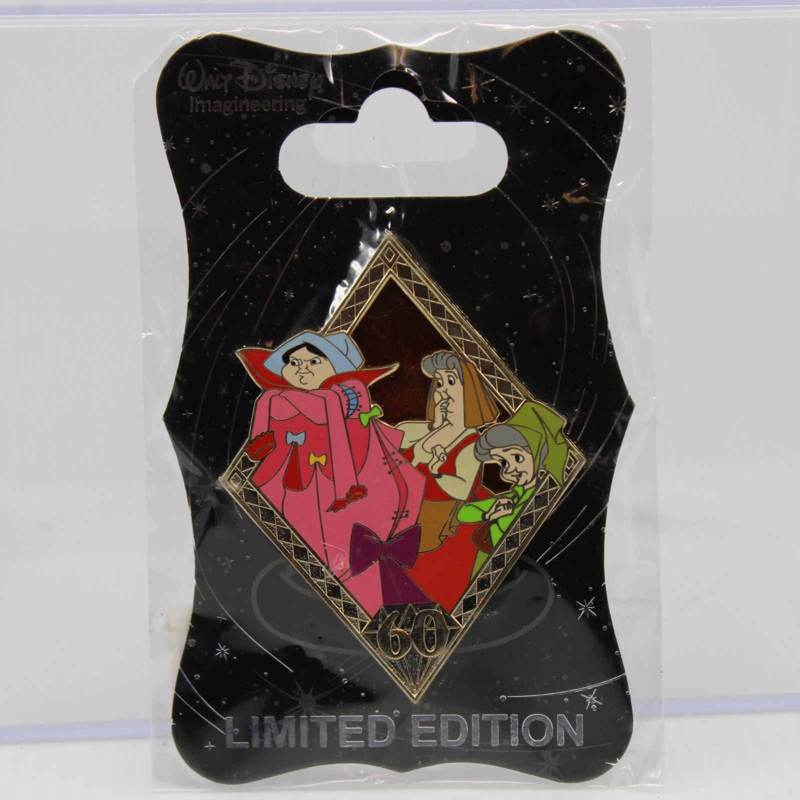 A5 Disney WDI MOG LE Pin Sleeping Beauty 60th Anniversary Three 3 Fairies