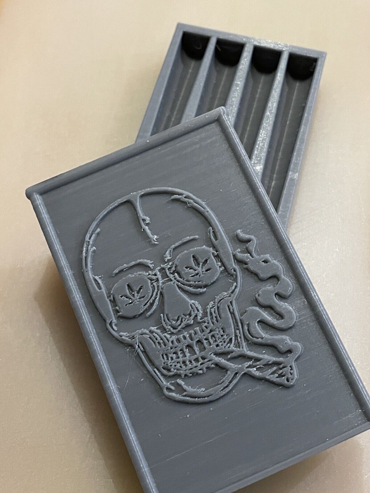 3D Printed 4 Cone Preroll Case 