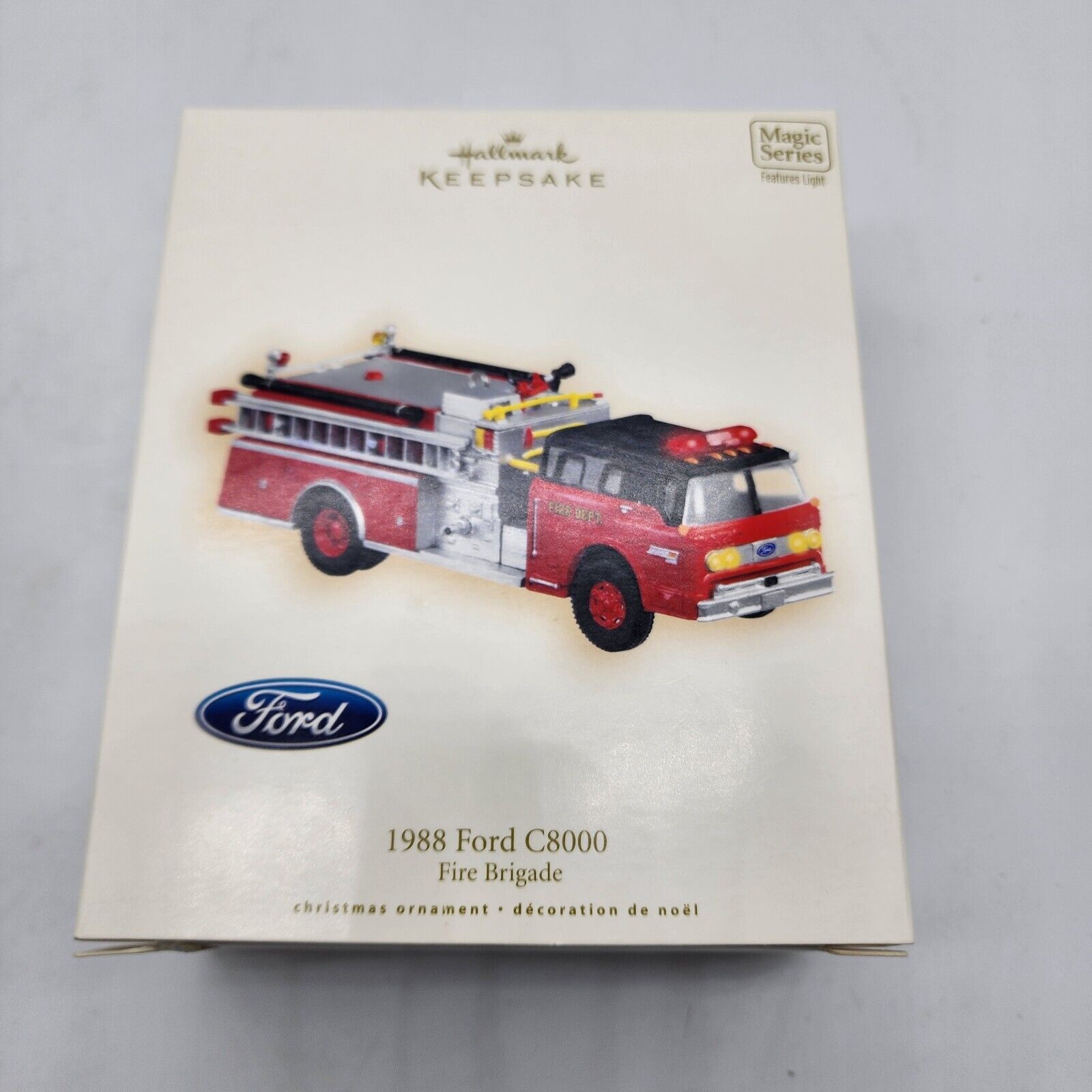 Hallmark Keepsake Ornament 1988 Ford C8000 Fire Brigade 2007 BNIB
