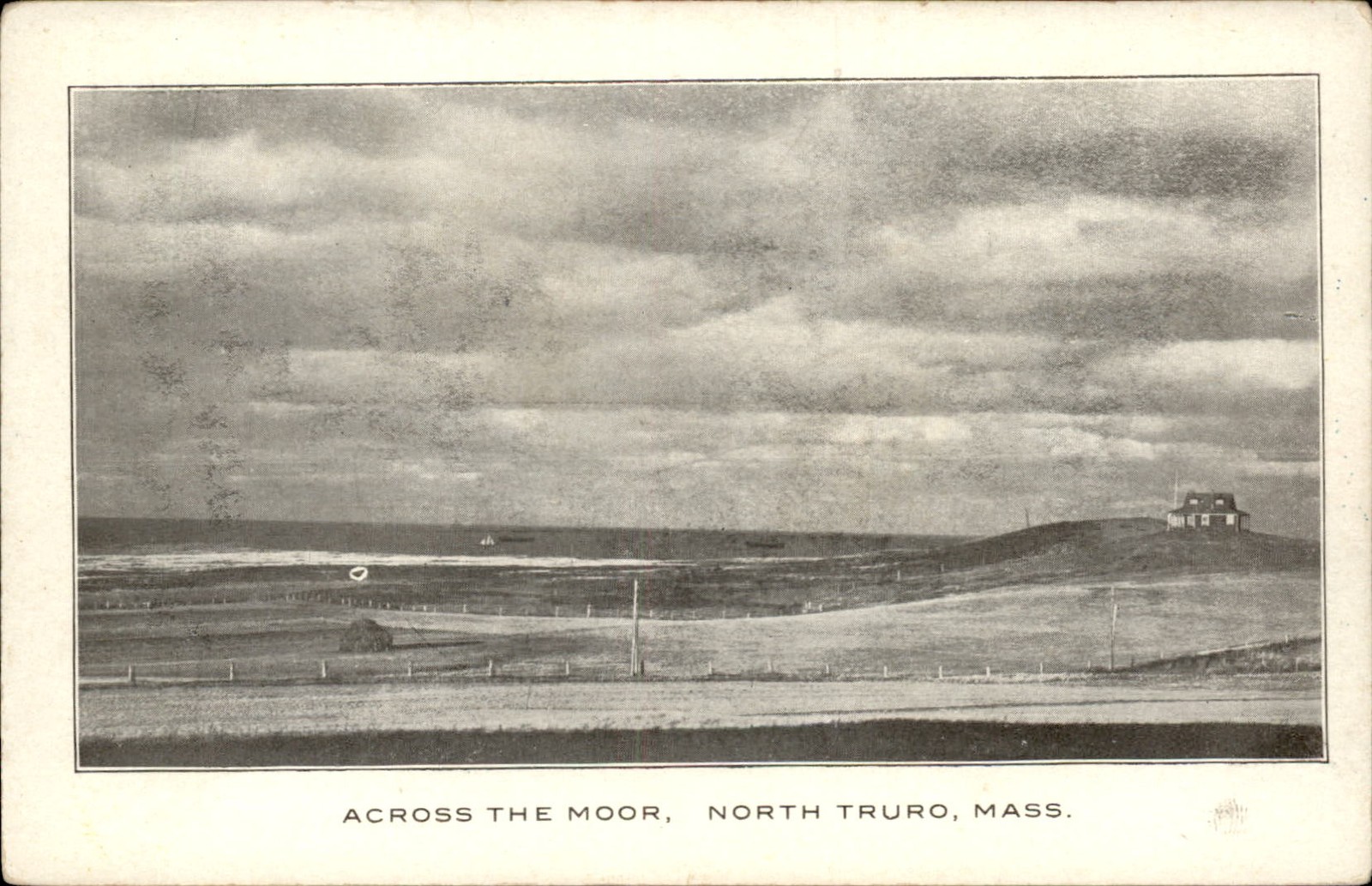 North Truro Massachusetts MA Across the Moor c1900s-10s Vintage Postcard