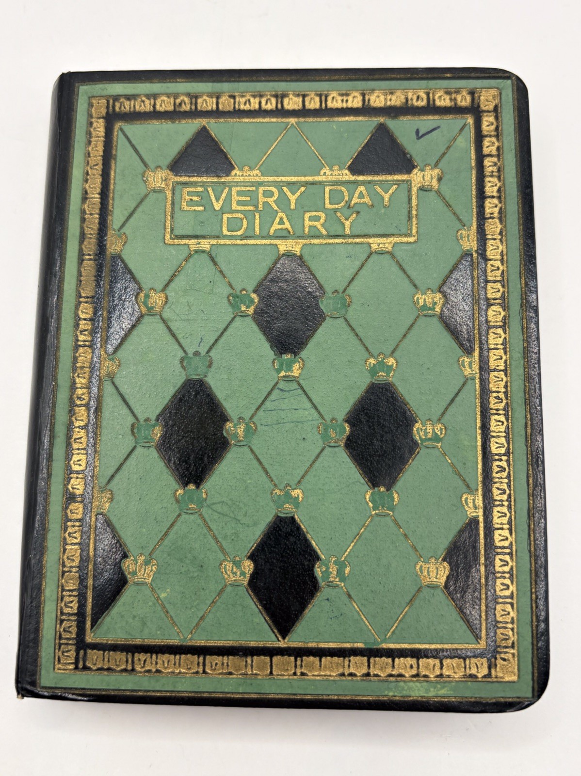 Vintage 1957 Pocket Diary Book Miniature Journal (written In) Hardcover