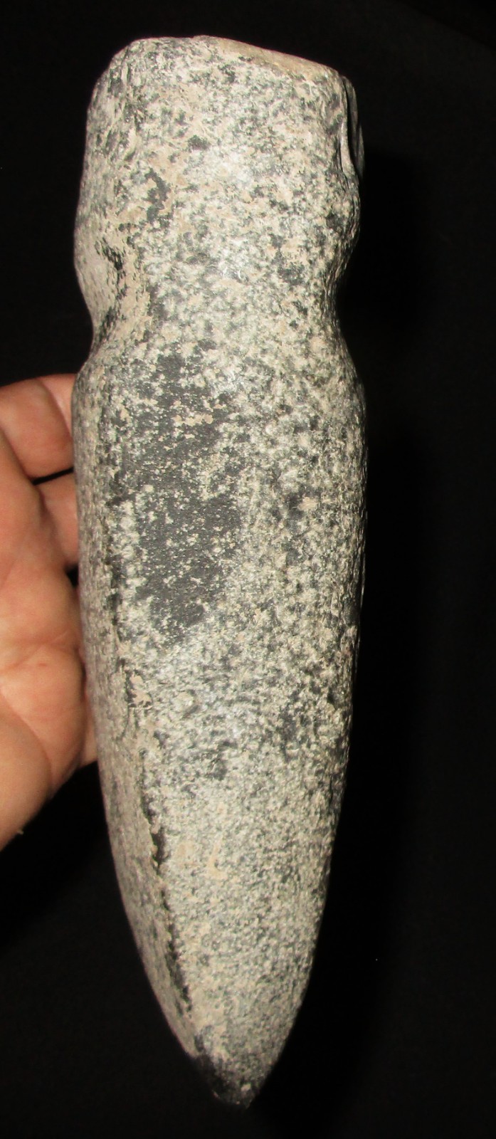 Very Large 3/4 Grooved Hardstone Axe -Authentic Indian Artifact